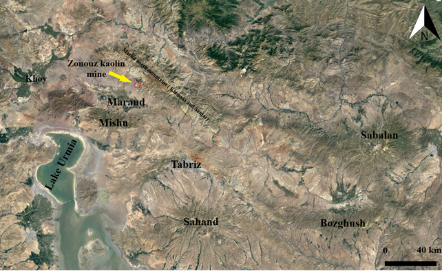 نقشه زمینشناسی شمال غرب ایران
